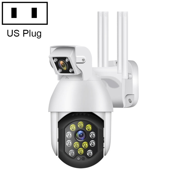 QX41 1080P 2.0MP Dual Lens IP66 Waterproof Panoramic PTZ WIFI Camera, Support Day and Night Full Color & Two-way Voice Intercom & Smart Alarm & Video Playback & 128GB TF Card, AU Plug, QX41 QX41 1080P 2.0MP Dual Lens IP66 Waterproof Panoramic PTZ WIFI Camera, Support Day and Night Full Color & Two-way Voice Intercom & Smart Alarm & Video Playback & 128GB TF Card, AU Plug, QX41